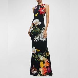 NEW WITH TAGS Alice + Olivia Delora Open-Back Sleeveless Maxi Dress (size 8)